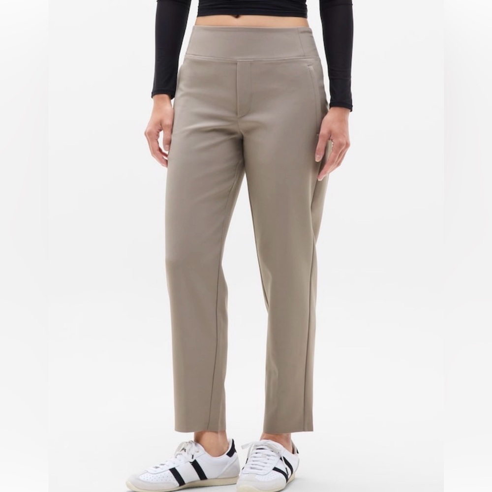 Athleta Endless High Rise Pants in Taupe
